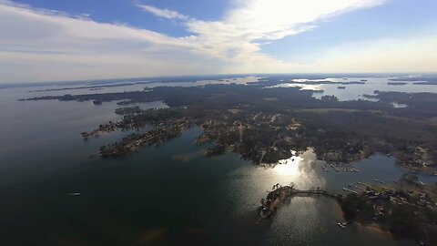 Paramotoring around SC in February