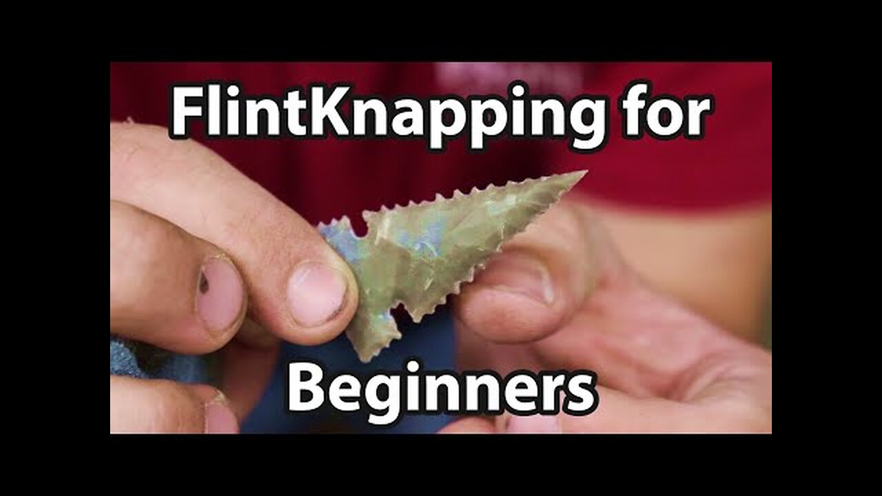 How to make an arrowhead for beginner Flint Knapping