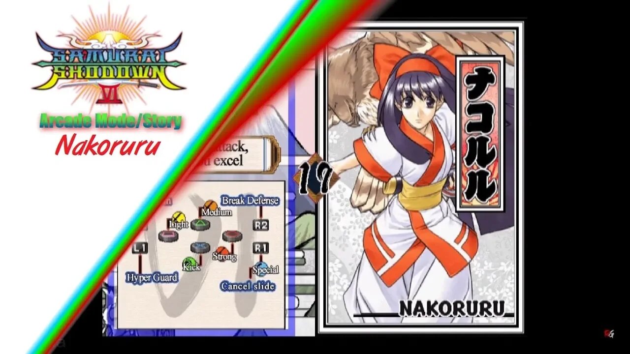 Samurai Shodown VI - Arcade Mode/Story - Nakoruru