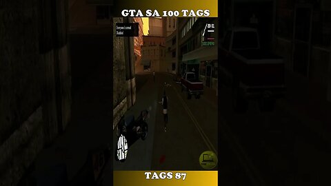GTA SAN ANDREAS 100 TAGS TAG 87 #shorts #semedissaum #gta