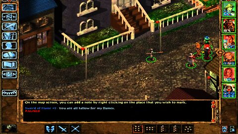 Baldur's Gate city move area crash