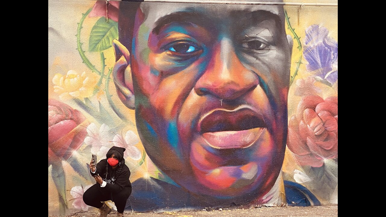 Visit to George Floyd mural-Denver, CO