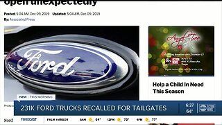 Ford recalls big pickups; tailgates can open unexpectedly