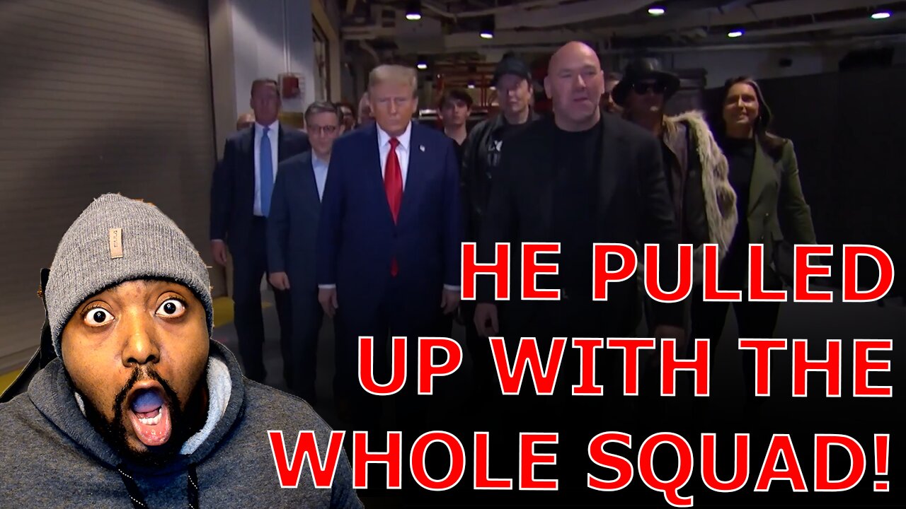 Madison Square Garden ERUPTS In USA Chants As Trump PULLS UP With THE AVENGERS To UFC 309!