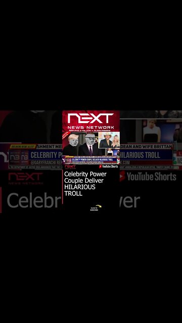 Celebrity Power Couple Deliver HILARIOUS TROLL #shorts