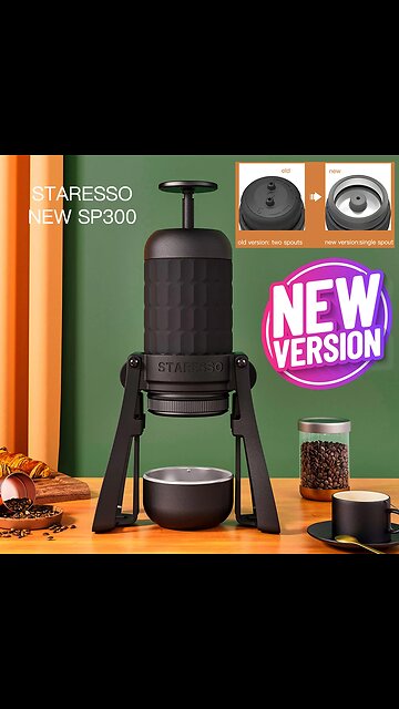 STARESSO Mirage SP300 Plus Portable Espresso Maker Manual Coffee Maker 180ml