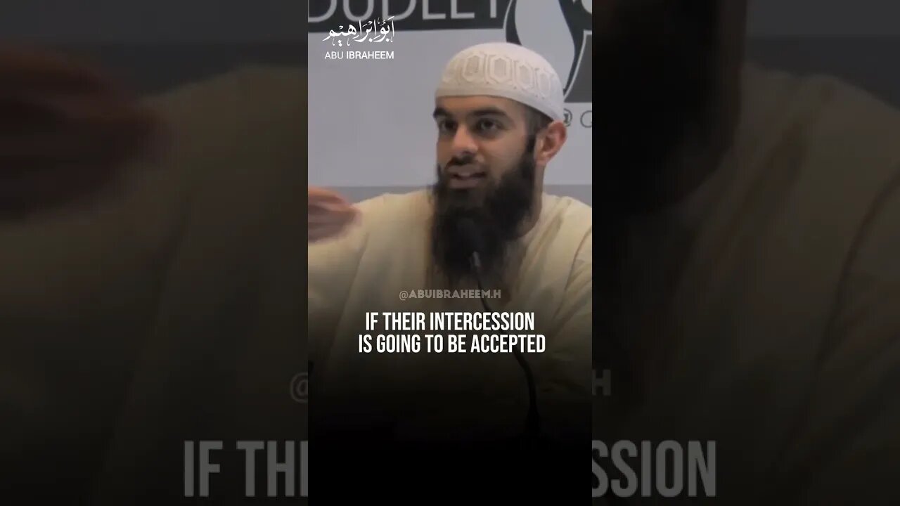 Intercession is only when Allah allows!