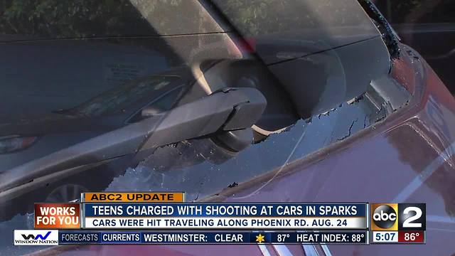 Two teenage boys charged with shooting multiple cars in Sparks