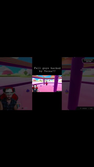 Fall guys hacked!? #fallguys #fallguysultimateknockout #fallguyslive #strangerthings #vecna #shorts