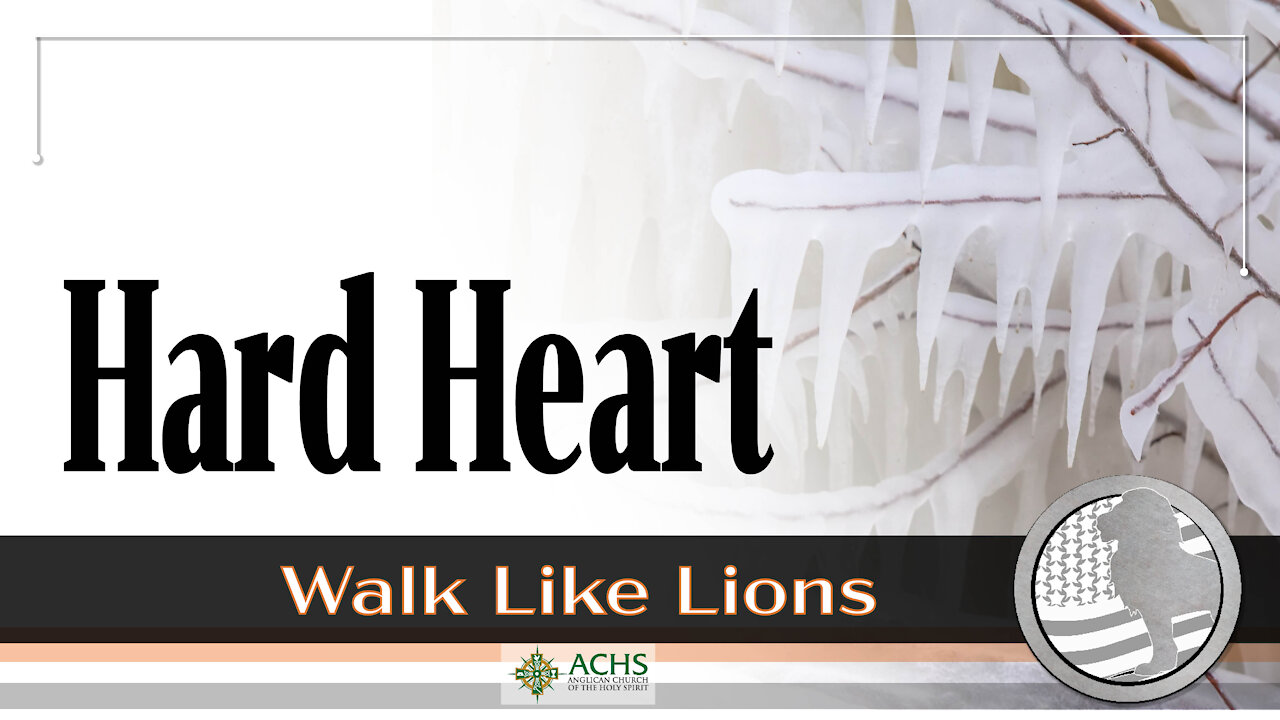 "Hard Heart" Walk Like Lions Christian Daily Devotion with Chappy Feb 16, 2021