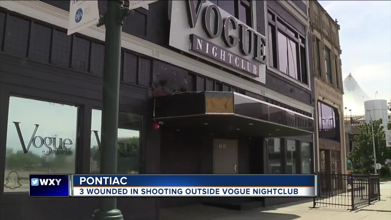 3 wounded in shooting outside Vogue Nightclub