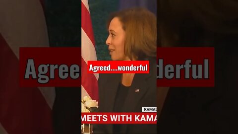 Kamala won't stop talking about nothing...