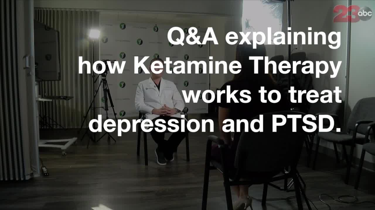 A local doctor explains how Ketamine Therapy works to help veterans combat PTSD