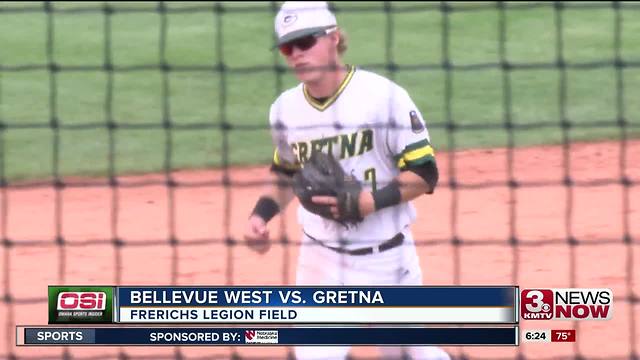 Bellevue West hangs on to beat Gretna in state Legion tournament