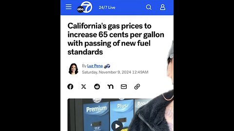 Captioned - California gas prices will increase on 2025