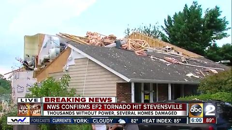 Confirmed tornado touches down in Stevensville