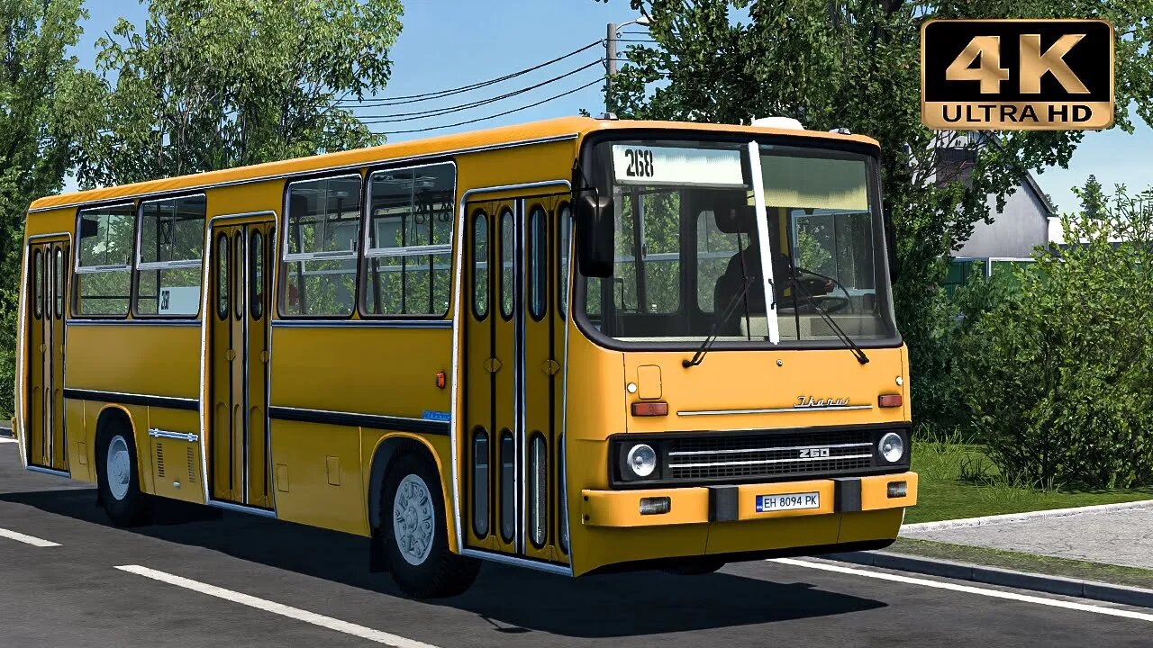 Ikarus 260.37 Bus Mod | Euro Truck Simulator 2 - 1.45 | Gameplay "4K"