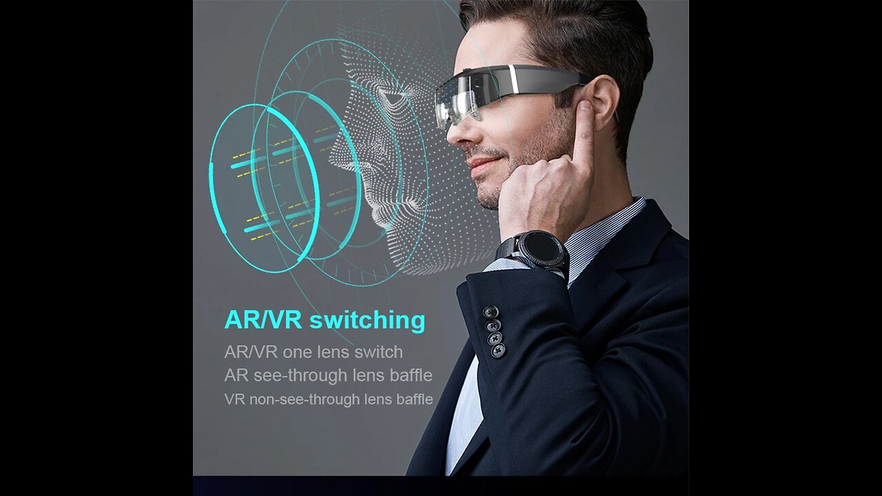 3D Android Video Smart Glasses