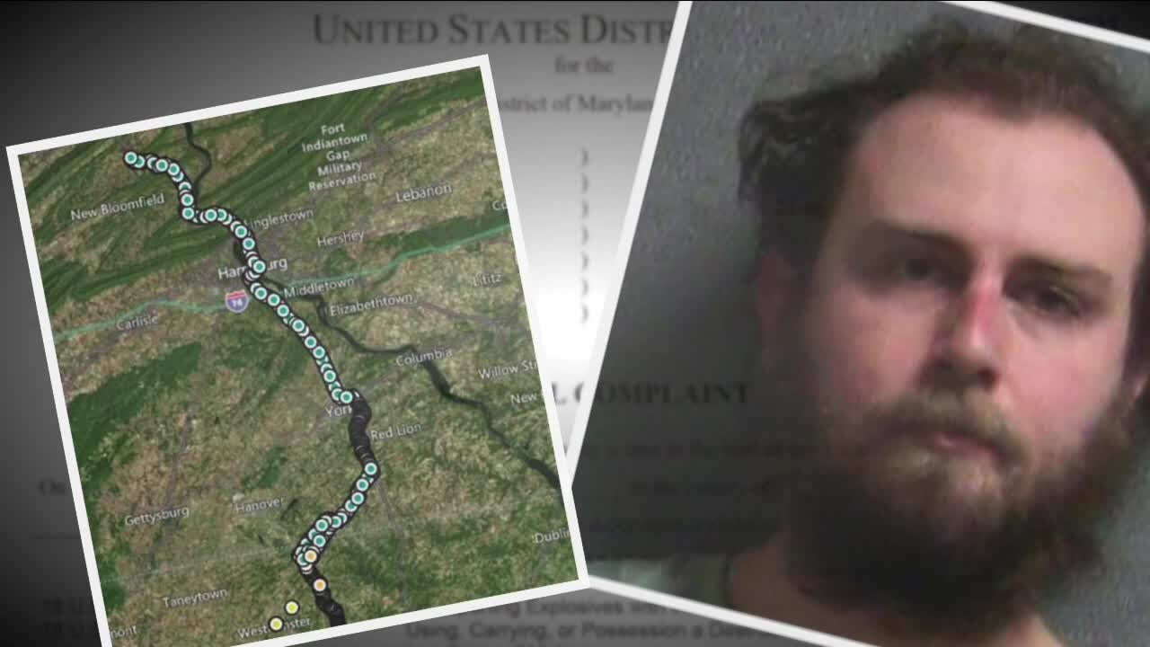 Geauga County man charged for bombing home of 'romantic rival' in Maryland