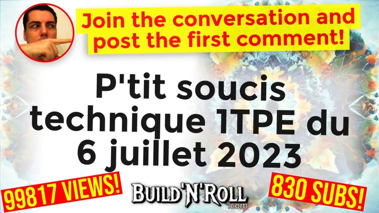 P'tit soucis technique 1TPE du 6 juillet 2023