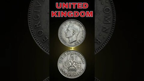 United kingdom 1 shilling 1948.#shorts #coinnotesz