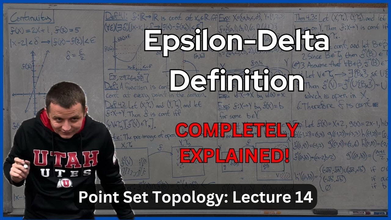 Lecture 14 (Topology) Continuity and the Epsilon-Delta Definition