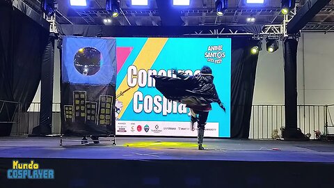 Apresentação Cosplay de Robin da DC Comics no Anime Santos Geek Fest 2023!