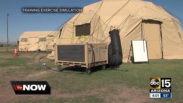 Arizona agencies take part in exercise in event of post-quake exodus from California