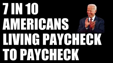 Hard Times: 7 in 10 Americans Living Paycheck to Paycheck, and Things Are Going to Get Worse!