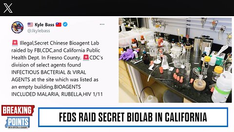 Secret Chinese Biolab Raided In California HIV - COVID - Hepatitis - HaloRock
