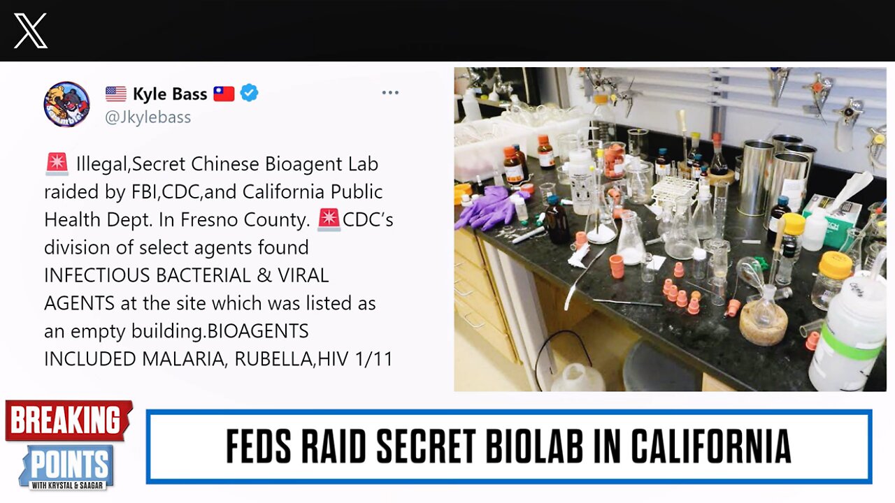 Secret Chinese Biolab Raided In California HIV - COVID - Hepatitis - HaloRock
