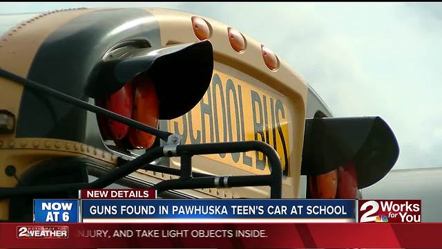 Pawhuska teen allegedly brings guns to school