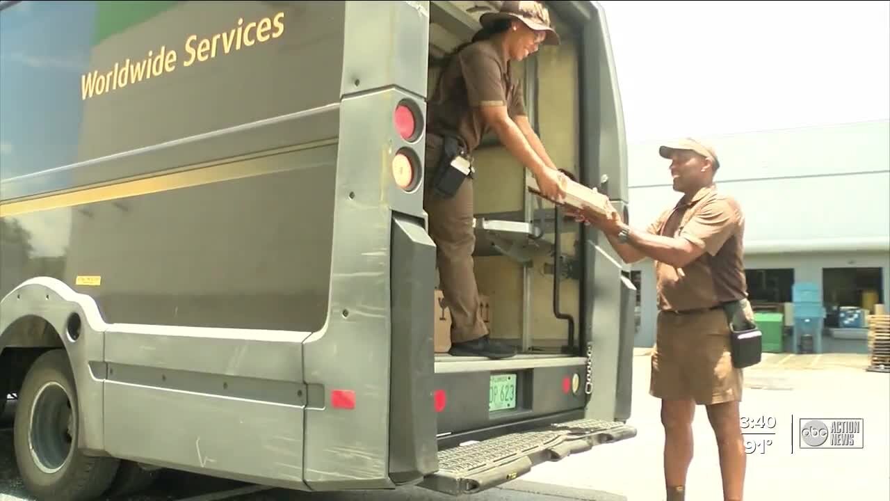 Like father, like daughter: Pair make up unique UPS delivery duo