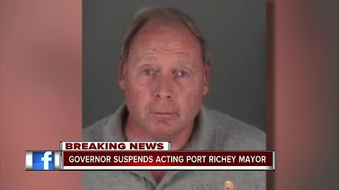 Gov. DeSantis suspends Port Richey acting mayor following arrest