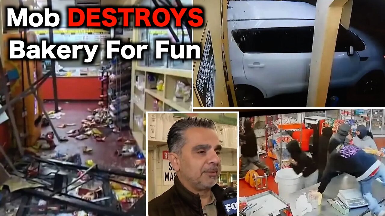 Looters DESTROY Historic Bakery For Fun