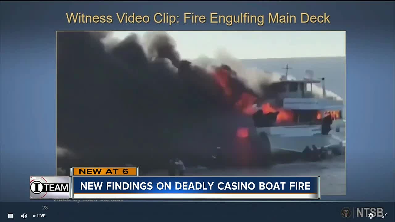 Maintenance and training blamed in boat fire