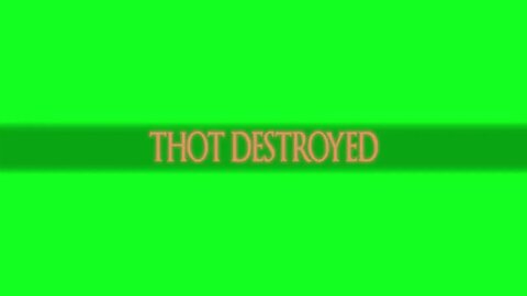 Thot Destroyed Green Screen 30fps 1080p Mpgun com