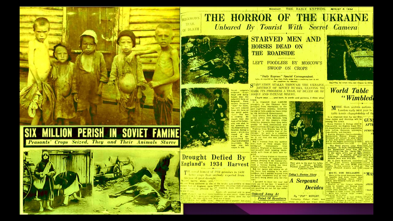 History Repeats Itself Modern Holocaust Holodomor Happening As Death Wave Hits Australia EU UK USA