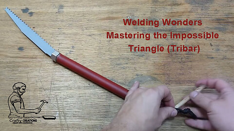 Swift Sawcraft Building a Foldable Survival Sawgle (Tribar)