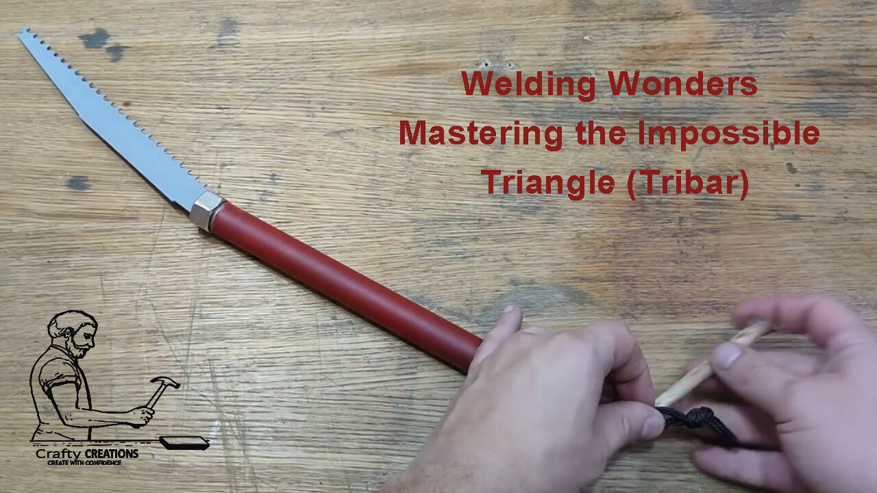 Swift Sawcraft Building a Foldable Survival Sawgle (Tribar)