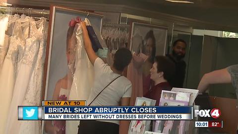 Brides stuck in limbo after Alfred Angelo abruptly closes all stores