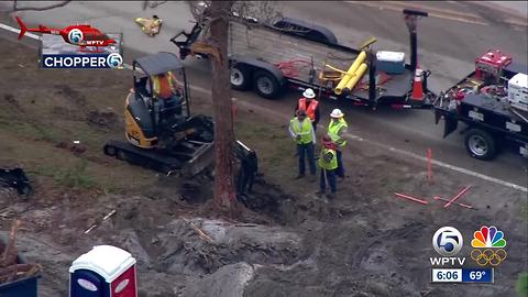 Gas leak forces outage stretching from Hobe Sound to Stuart