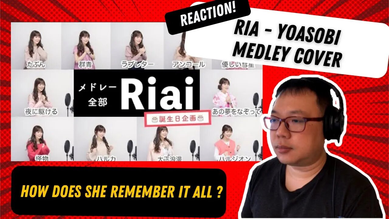 Ordinary Guy Reacts to Riaiが歌う - YOASOBI