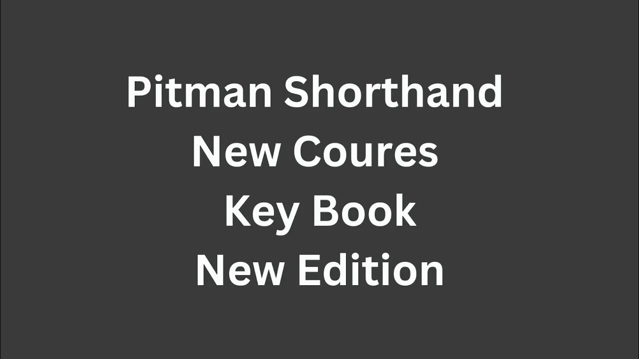 shorthand | english shorthand | pitman shorthand | stenogrpaher | learn english shorthand |