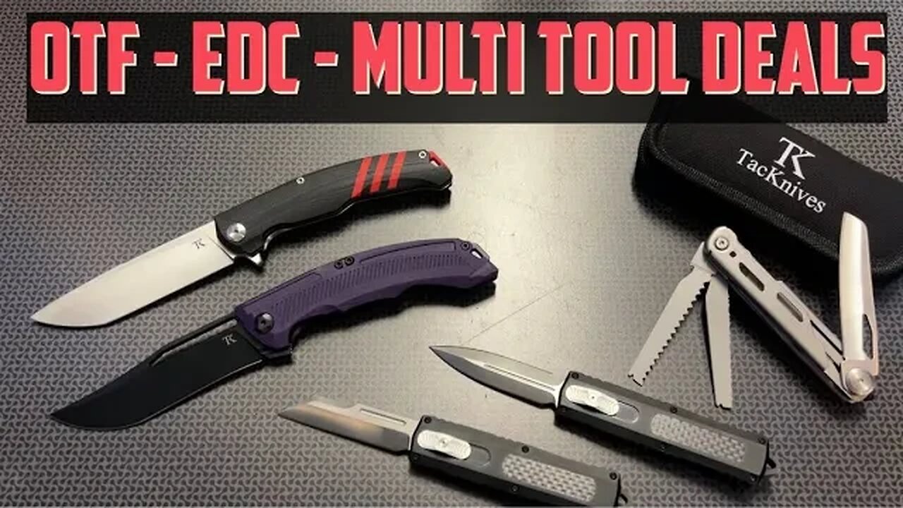 OTF, EDC & Multi Tool Deal Alert (Free Mystery Knife)