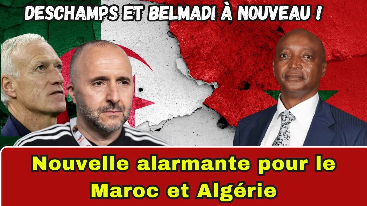 Algérie-Maroc : CAF annonce un constat terrible -Didier Deschamps, Djamel Belmadi, même cible en vue