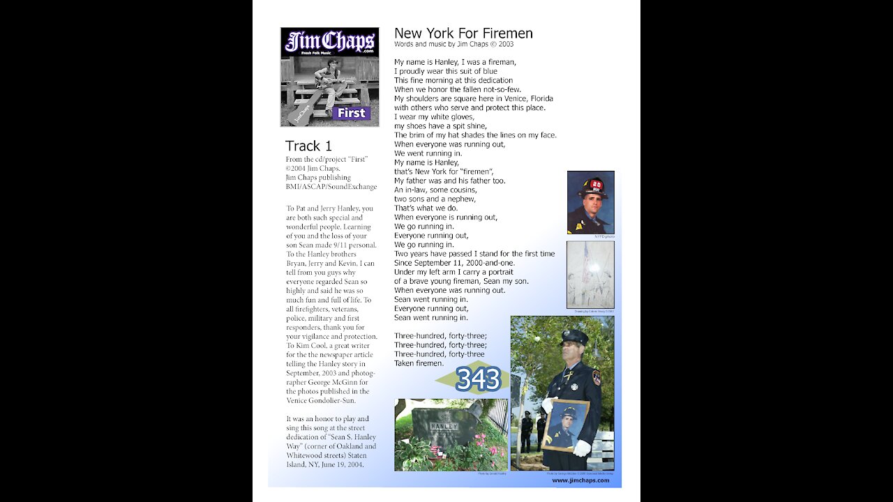 New York For Firemen - by Jim Chaps