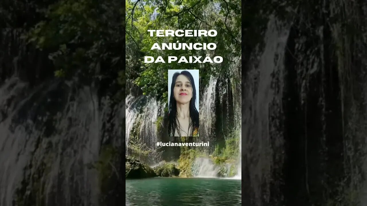 Mateus 20, 17-19 Terceiro anúncio da paixão #shorts #lucianaventurini #evangelhodemateus