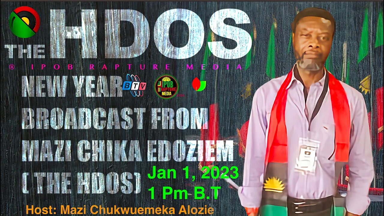 A Very Important New Year Live Address From (THE HDOS) Mazi Chika Edoziem Via RBL | Jan 1, 2022