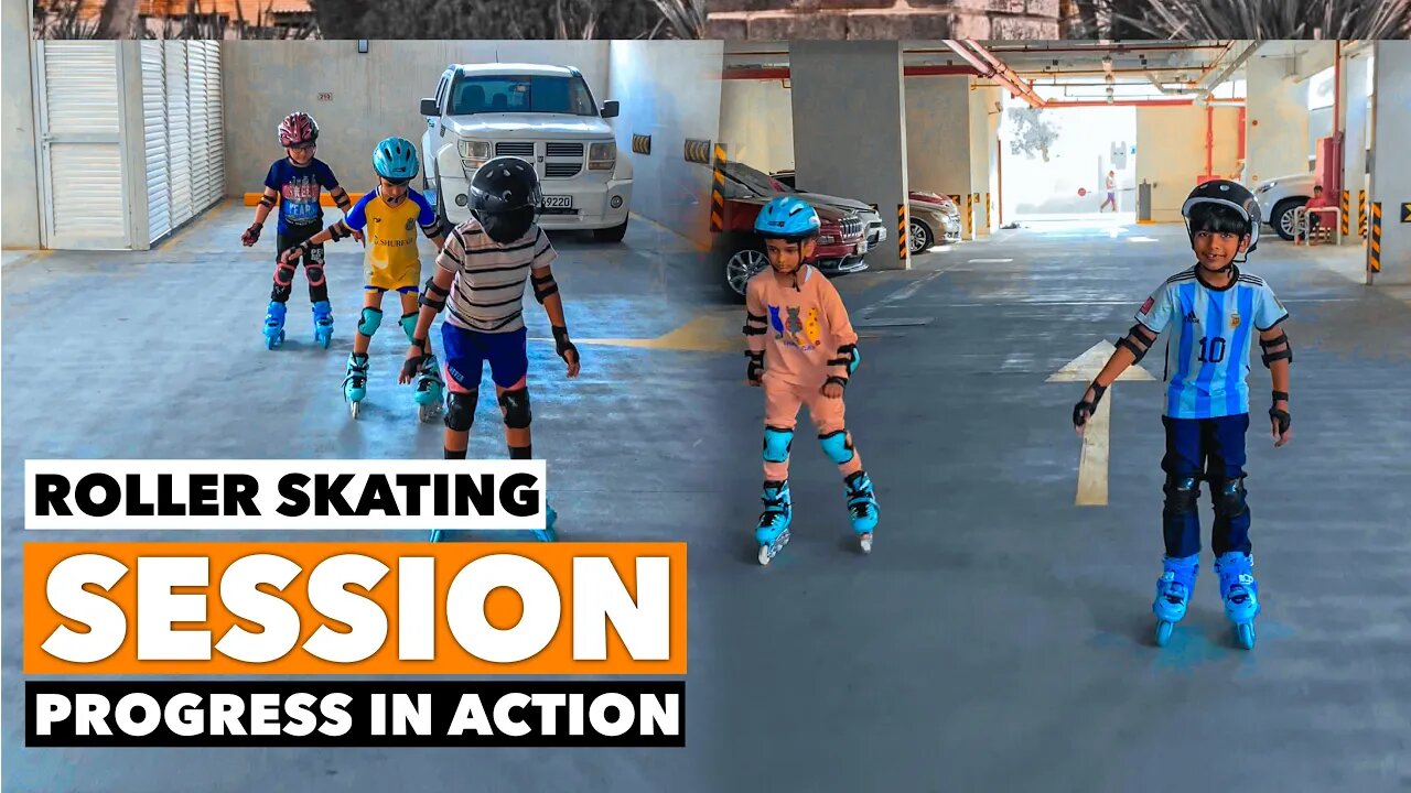 Roller Skating Session: Exciting Progress in Action!